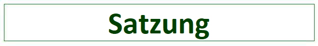 Satzung