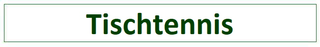 Tischtennis